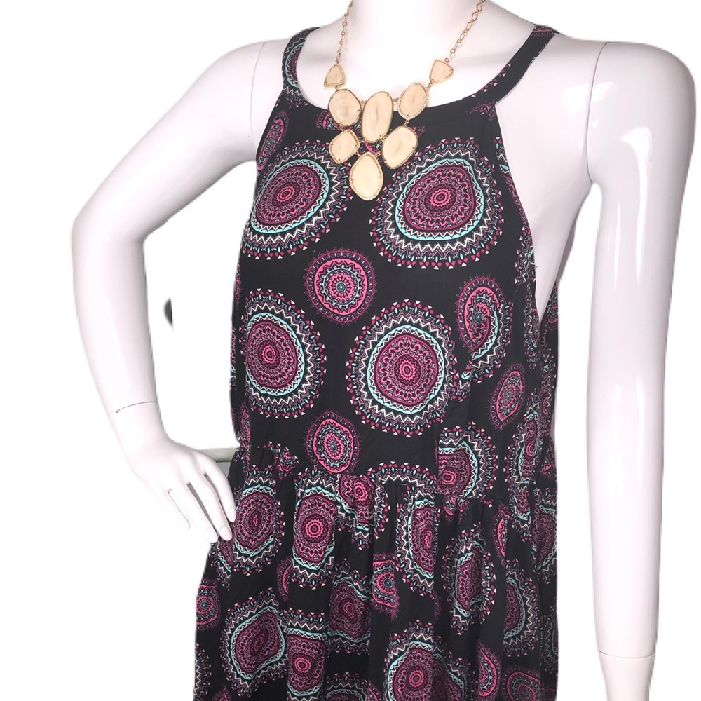 Torrid sz 2 Hi-Low Medallion Flouncy Tank Dress - Picture 5 of 12